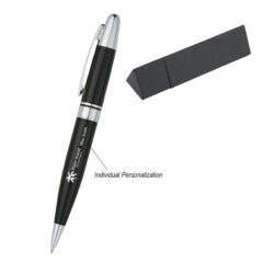 Elite Executive Pen in Case - 931_BLKSIL_Personalization_Laser