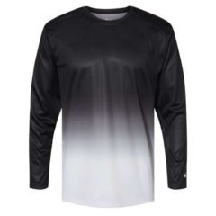 Badger Ombre Long Sleeve T-Shirt - 1