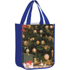 OPP Laminated Non-Woven Sublimated Rounded Bottom Tote Bag - 71_SUBL9411_Royal_173226