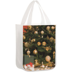 OPP Laminated Non-Woven Sublimated Rounded Bottom Tote Bag - 71_SUBL9411_White_173228