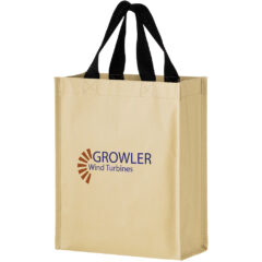 Non-Woven Hybrid Tote with Paper Exterior - 81_MACK9_Kraft_Screen