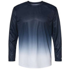 Badger Ombre Long Sleeve T-Shirt - 8724_f_fm