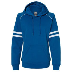 J. America Women’s Varsity Fleece Piped Hooded Sweatshirt - 89650_f_fm