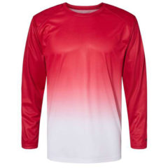 Badger Ombre Long Sleeve T-Shirt - 9