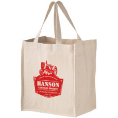 Heavyweight Cotton Grocery Bag with 4 Fold-Away Bottle Holders - CH131015_screen