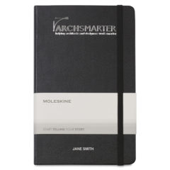 Moleskine® Hard Cover Large Double Layout Notebook - moleskine-hard-cover-large-double-layout-notebook-black-100867-001