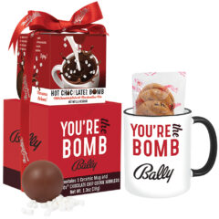 Mrs. Fields Mug and Cookies with Hot Chocolate Bomb Gift Set - mrsf9