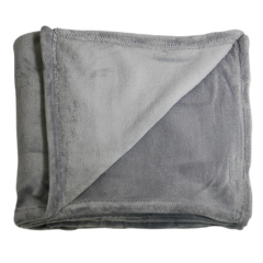 Plush Blanket - plushblanketcharcoalgrey
