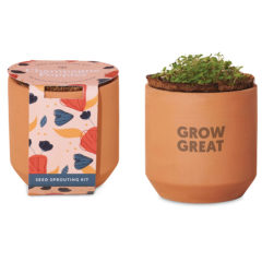 Modern Sprout® Tiny Terracotta Grow Kit Thank You Plants - poppies