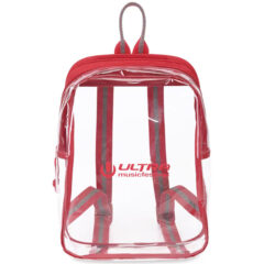 Sigma Clear Mini Backpack - red