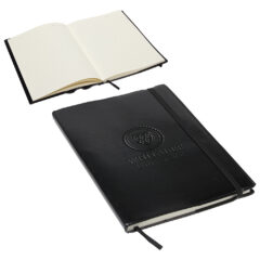 Conclave Refillable Leatherette Journal – 5-3/4″ x 8-1/2″ - wof-cr18bk