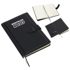 Travel Journal with Card Pockets – 5-1/2″ x 8-1/4″ - wof-tj17bk