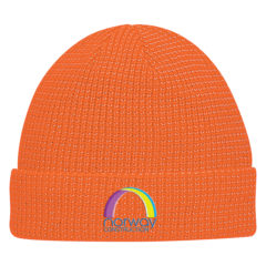 Go & Glow Reflective Beanie with Cuff - 1108_ORNSIL_Embroidery