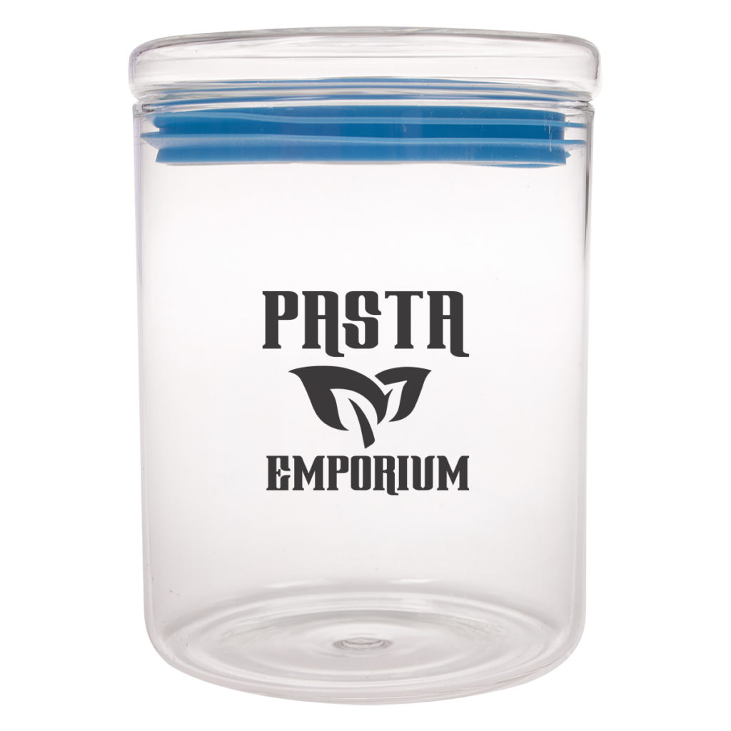Fresh Prep Glass Container with Lid – 26 oz - 2250_BLU_Silkscreen