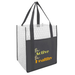Boutique Non-Woven Shopper Tote Bag - 30020_BLK_Colorbrite