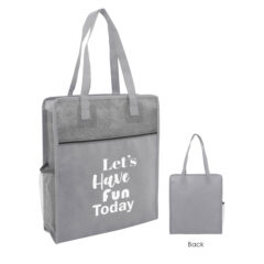 Color Basics Heathered Non-Woven Tote Bag - 30021_group