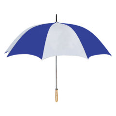 July 4th 60″ Arc Golf Umbrella - 4021_WHTBLU_Blank
