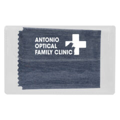 Heathered Cleaning Cloth in Case - 55172_BLU_Padprint