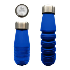 Collapsible Swiggy Bottle – 16 oz - 5592_BLU_Laser