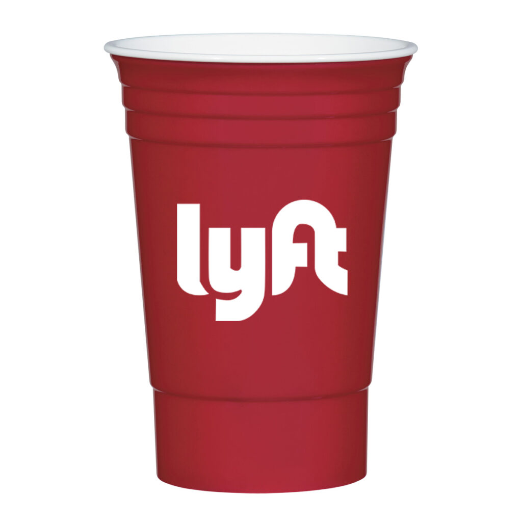 The Party Cup™ – 16 oz - 5950_REDWHT_Silkscreen