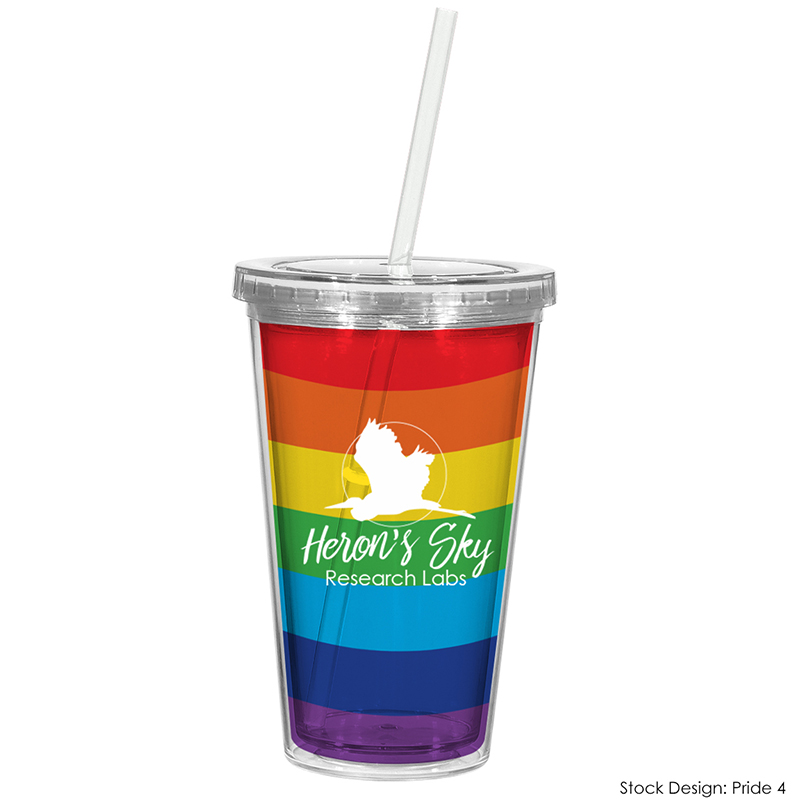 Pride Newport Acrylic Tumbler – 16 oz - 5969_CLR_3Brand