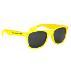 Malibu Sunglasses with Microfiber Pouch - 6223_BRTYEL_Silkscreen