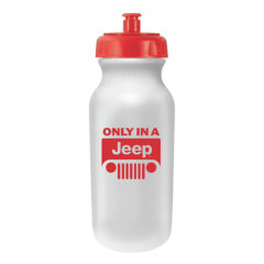 MicroHalt Value Cycle Bottle – 20 oz - 67720_frosted_red_lid