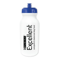MicroHalt Value Cycle Bottle – 20 oz - 67720_white_blue_lid