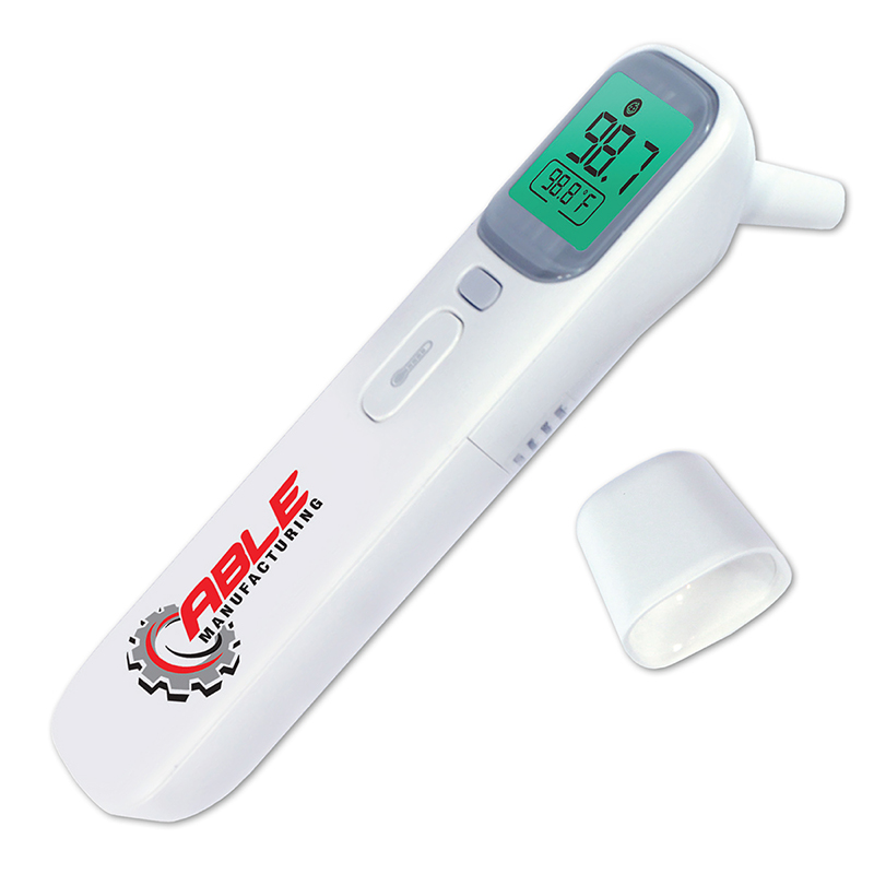 No-Contact Infrared Thermometer - 80-43130_3q_View_Ear_Temp_Normal