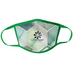 Polyester Face Mask – 2-Ply - 88002_LIM_4CP