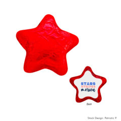 July 4th Individually Wrapped Chocolate Stars - CHOCSTAR_RED