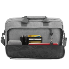Solo NY® Re:new Briefcase - SoloNYRenewBriefcasefrontdocumentpocketinuse