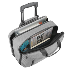Solo NY® Re:start Underseater Carry-On Luggage - SoloNYRestartUnderseaterCarryOnLuggagecompartmentsinuse