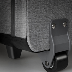 Solo NY® Re:start Underseater Carry-On Luggage - SoloNYRestartUnderseaterCarryOnLuggagewheelfeet detail