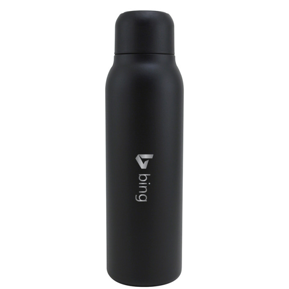 Brooc UV-C Self-Cleaning Insulated Bottle – 20 oz - broocblack