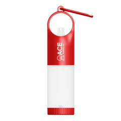 Doggone Clean Bag Dispenser with 0.5 oz Sanitizer Spray - red