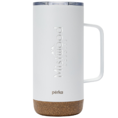 Perka® Kerstin 16 oz. 304 Double Wall Stainless Steel Mug - PerkaKerstin16oz304DoubleWallStainlessSteelMugwhite