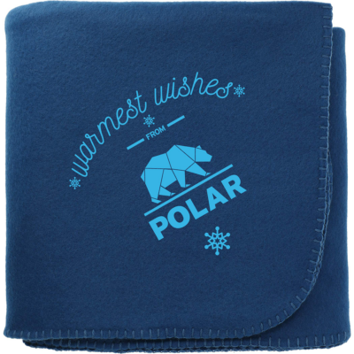 Recycled PET Fleece Blanket 8211 Navy