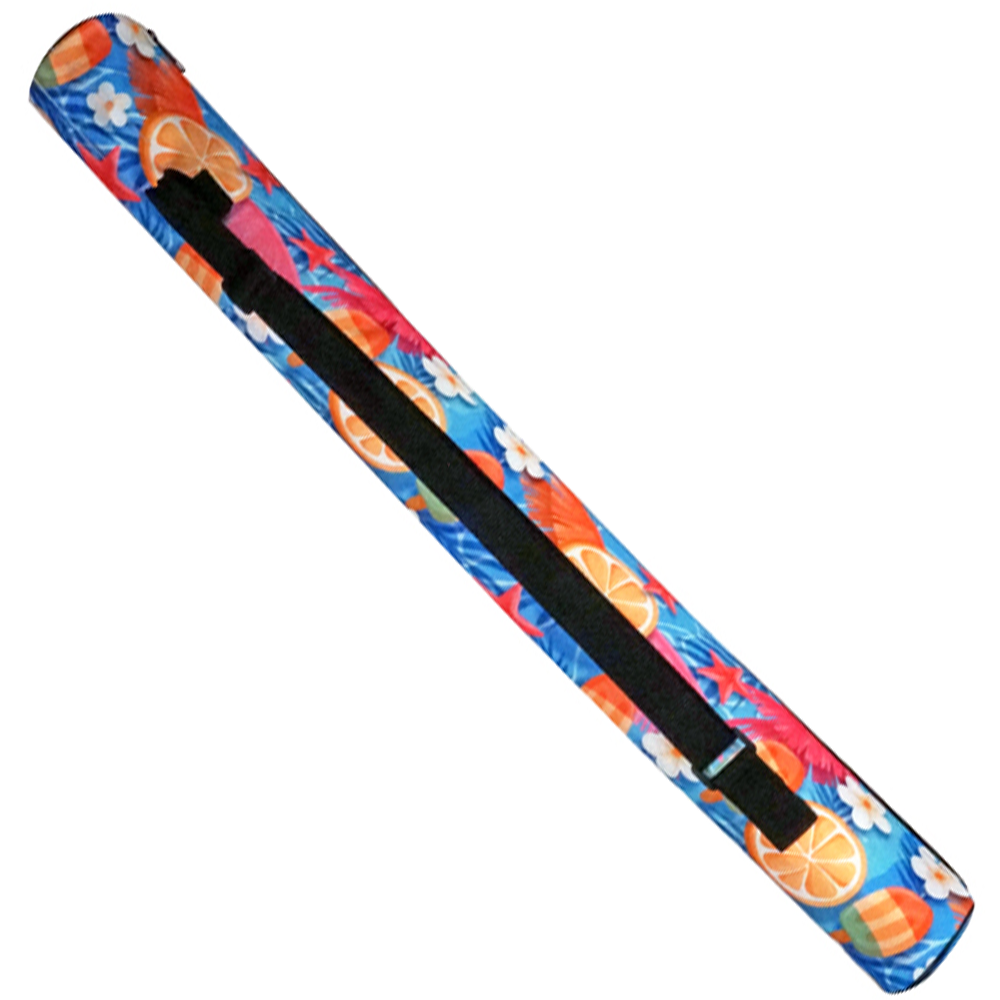 Full Color Can Cooler Tube – 6 cans - fullcolorcancoolertubeadjustablestrap