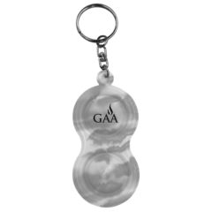 Pop 2 Bubbles Keychain - marble