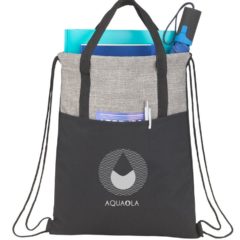 Cycle Recycled Drawstring Bag - Inuse