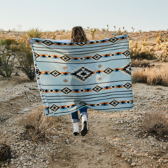 Slowtide® Fleece Blanket - Slowtide Fleece Blanket 8211 Journey In Use