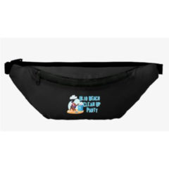 Hipster Recycled rPET Fanny Pack - black