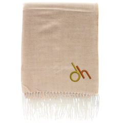 Eastport Herringbone Blanket - 7066_TAN_Embroidery