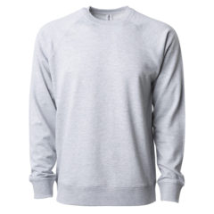 Independent Trading Co. Icon Unisex Lightweight Loopback Terry Crewneck Sweatshirt - 89771_f_fl