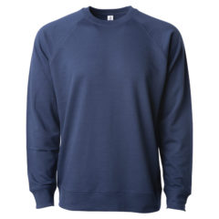 Independent Trading Co. Icon Unisex Lightweight Loopback Terry Crewneck Sweatshirt - 89776_f_fl