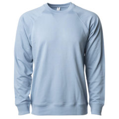 Independent Trading Co. Icon Unisex Lightweight Loopback Terry Crewneck Sweatshirt - 89777_f_fl