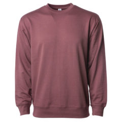 Independent Trading Co. Icon Unisex Lightweight Loopback Terry Crewneck Sweatshirt - 89779_f_fl