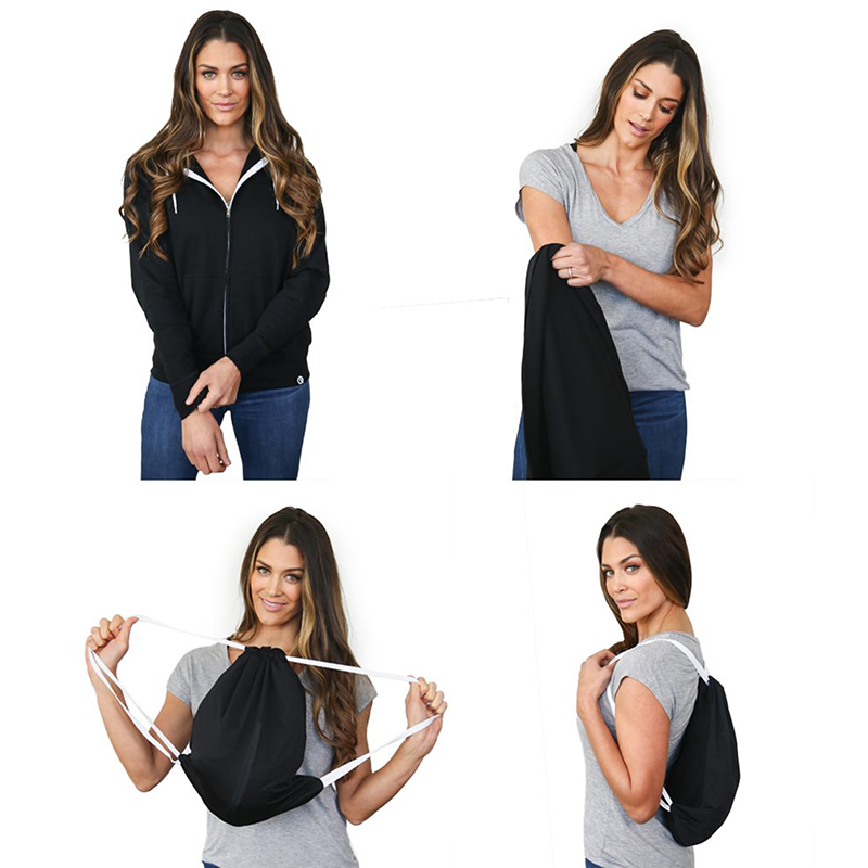 Quickflip 2in1 Hero Hoodie Lite Full Zip Show Your Logo