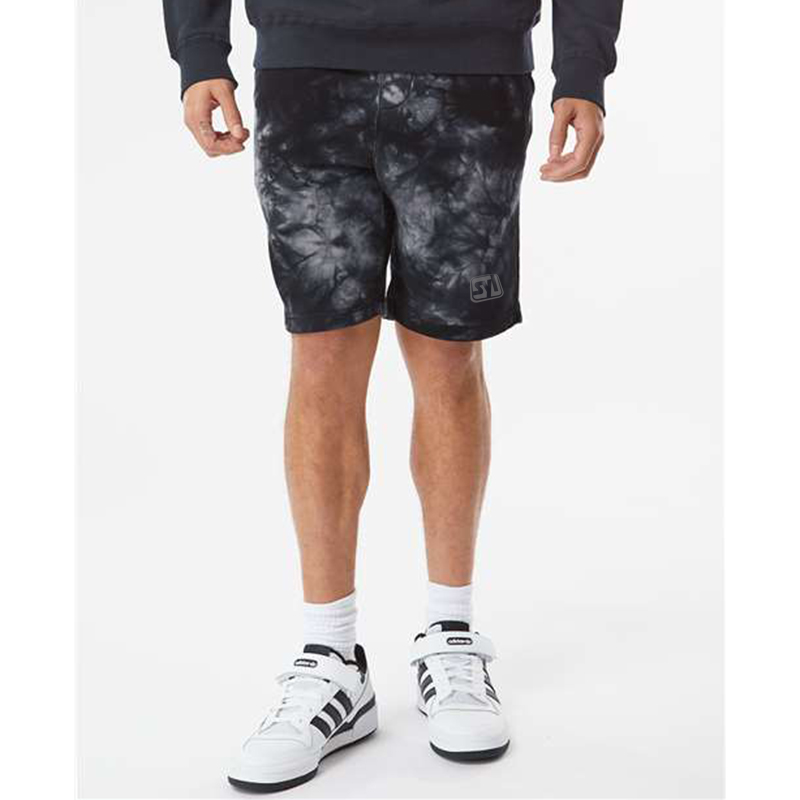 Independent Trading Co. Tie-Dyed Fleece Shorts - 94118_omf_fm